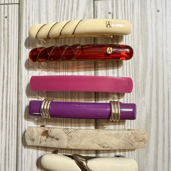 Accessories - Lot of 7 vintage barrettes Made in France 3 1/2” long